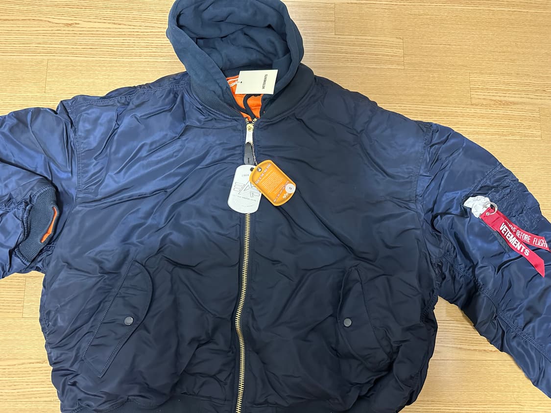 [S] 베트멍  마원 ma-1 새제품 상품이미지2