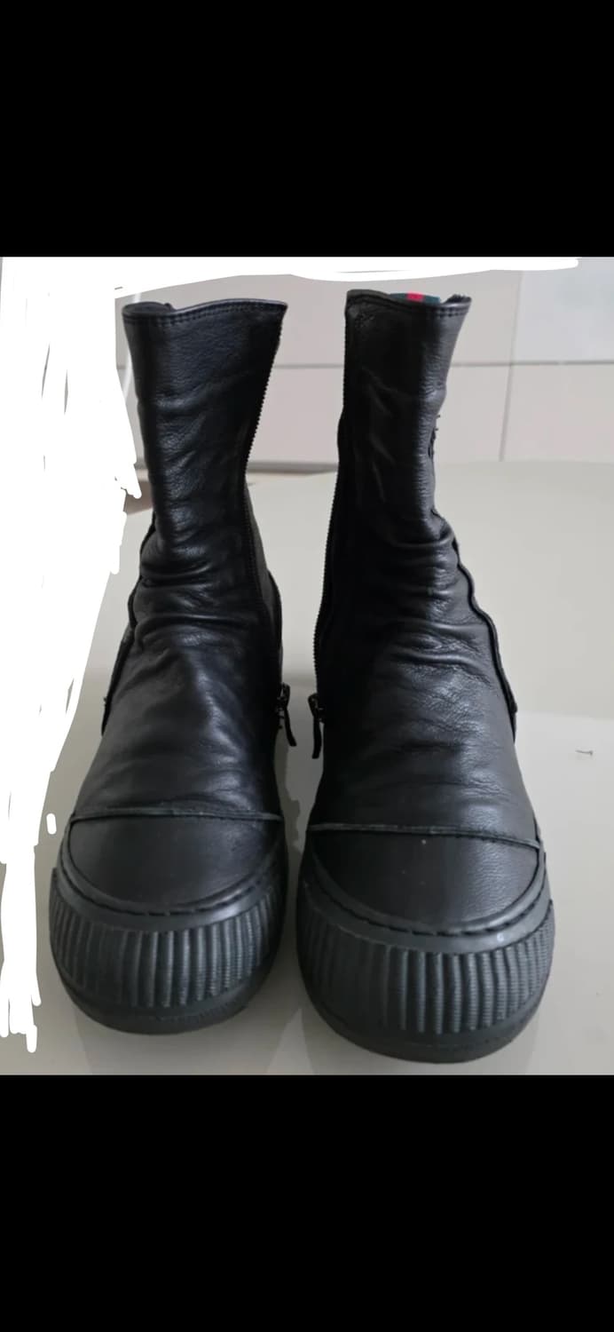 릭오웬스 아티잔 st 하이탑 부츠 블랙  상품이미지1