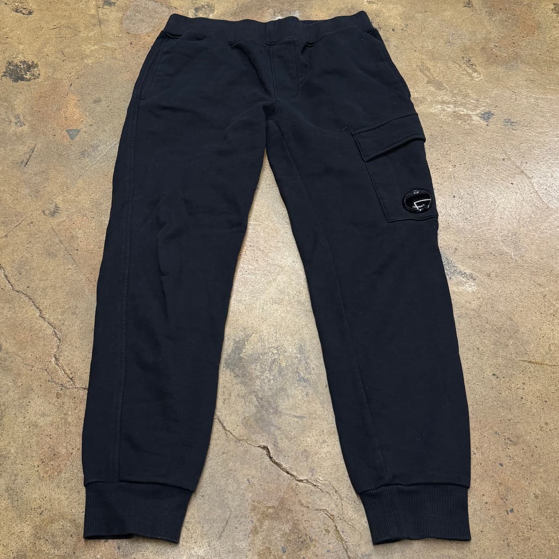 [정품/S] 씨피컴퍼니 블랙 면 트레이닝 카고 바지 b15 상품이미지2