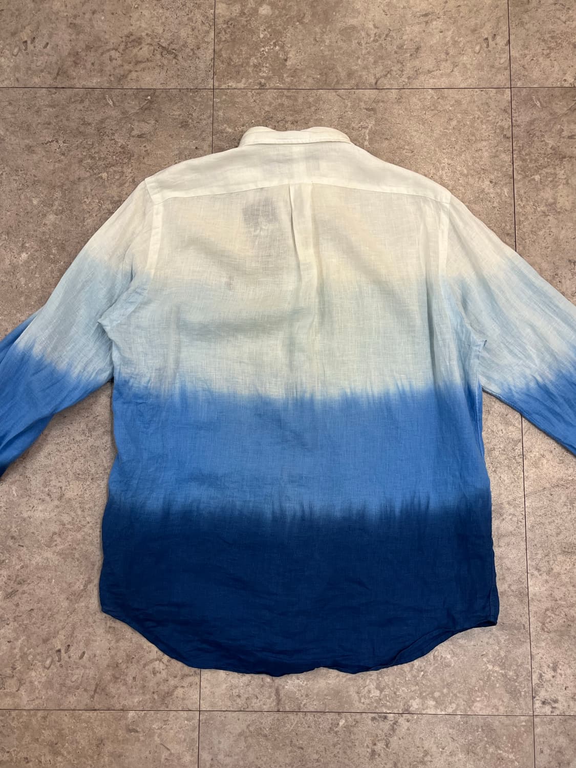 폴로 랄프로렌 린넨 그라데이션 셔츠 블루 M #csz3740 상품이미지8