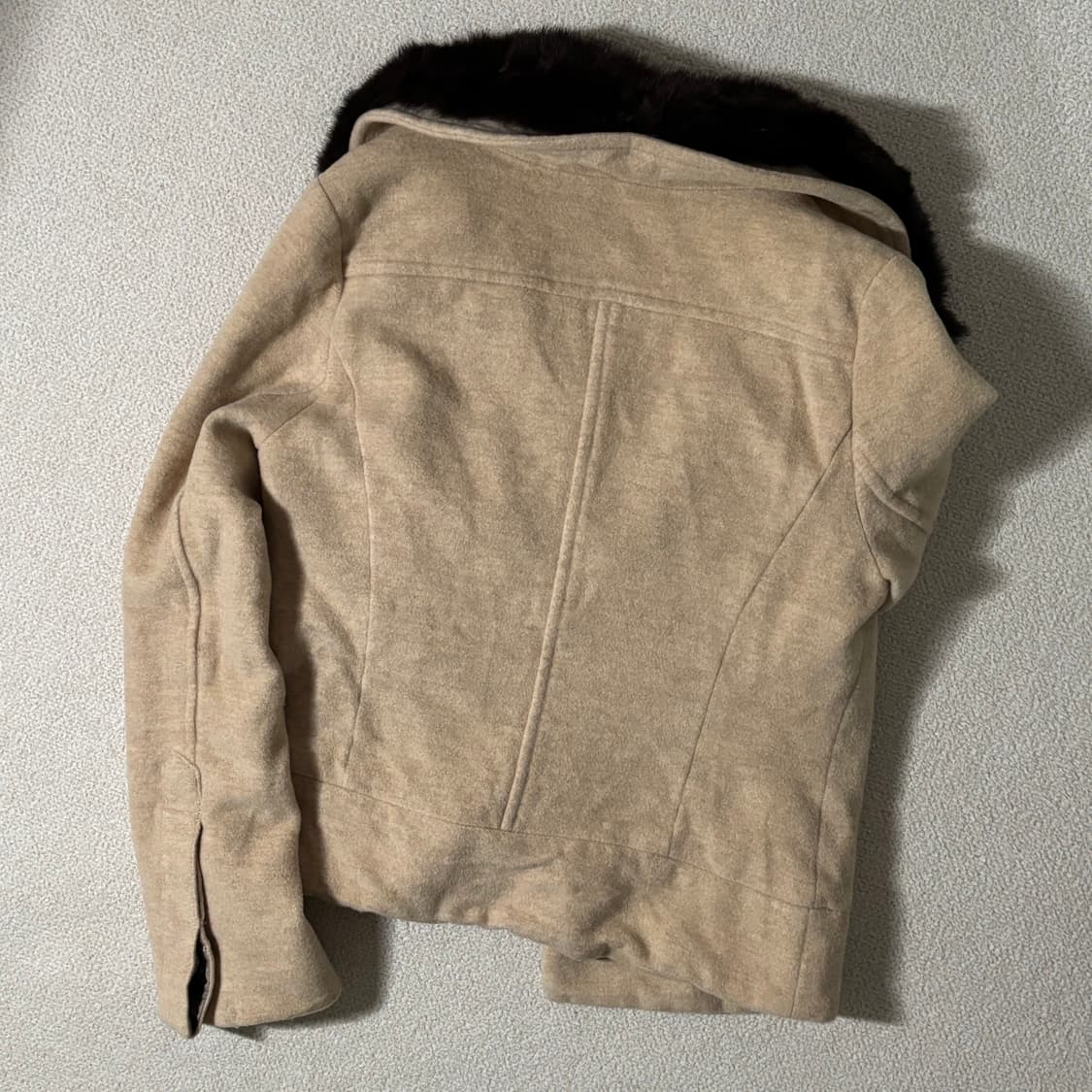 일본빈티지 모리걸 모리룩 퍼 자켓 상품이미지3