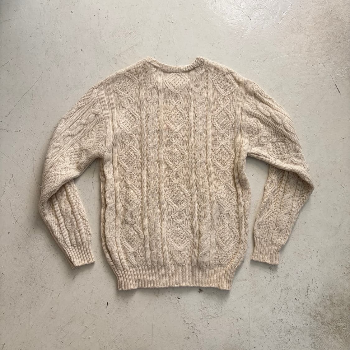 90s HILL CROP 빈티지 울 스웨터 니트 L 상품이미지7