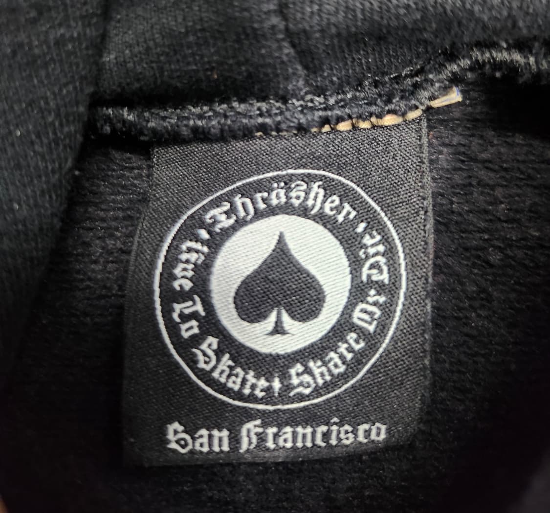 트래셔 블랙 플레임 후드티 (105-108) 상품이미지3