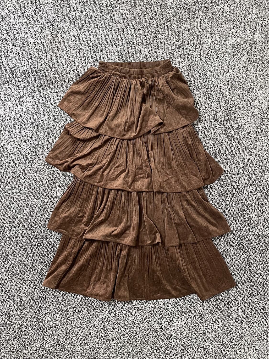 vinteちきゅ. MENIDIAM 캉캉 러플 롱 스커트 모리걸 상품이미지1