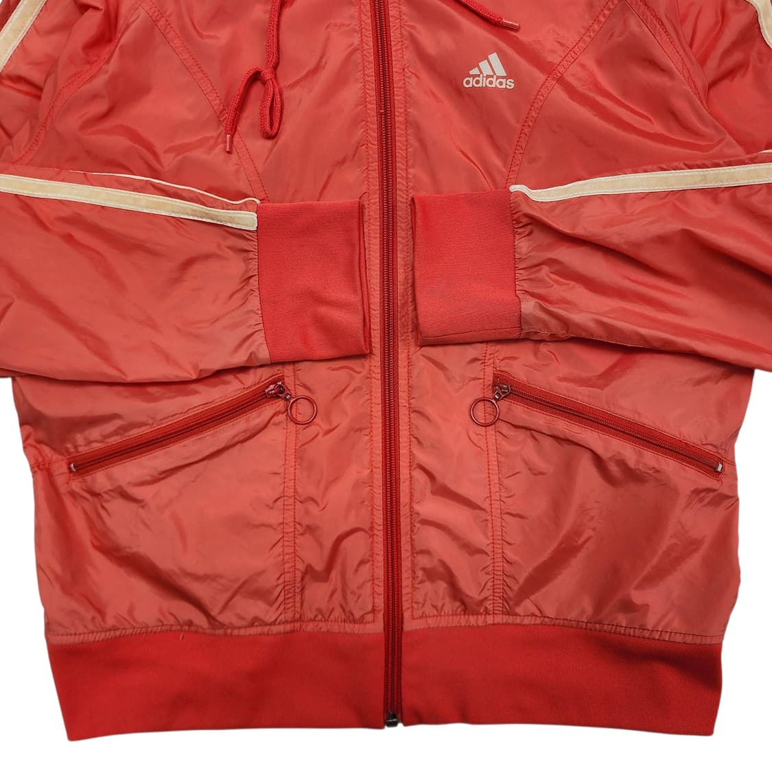 85 ADIDAS 아디다스 오렌지 후드집업 상품이미지3