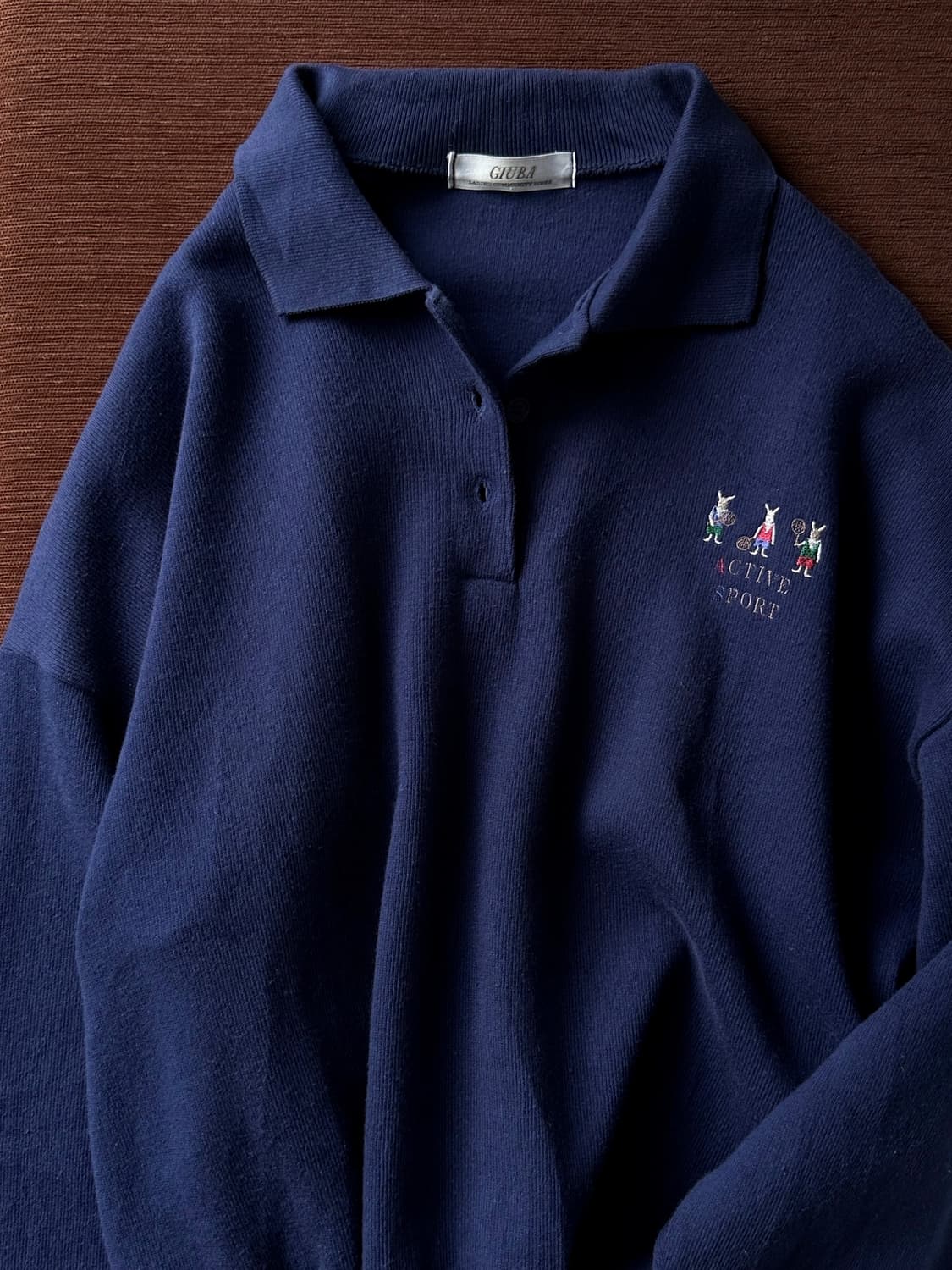 Design cotton polo knit top 상품이미지1