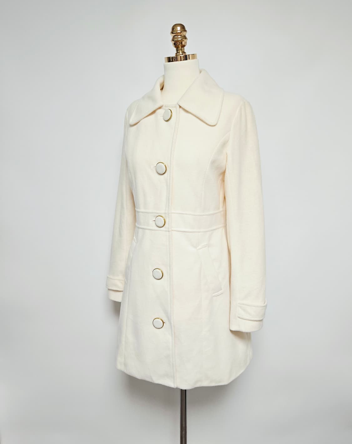 리즈리사 아이보리 코트 상품이미지2