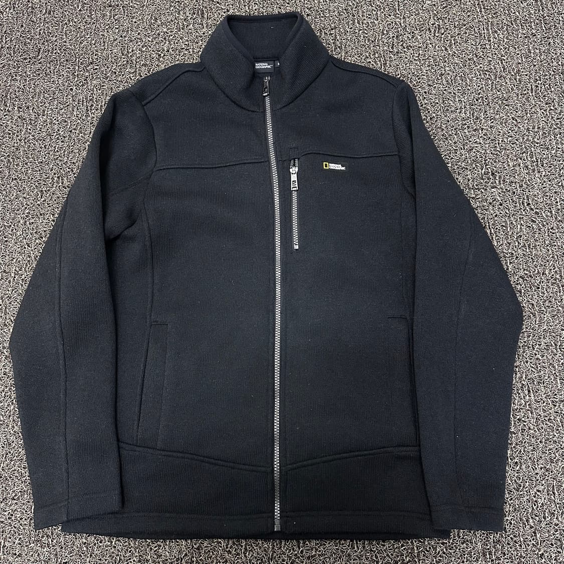 내셔널지오그래픽 기모 후리스 집업 자켓 블랙 M 상품이미지1