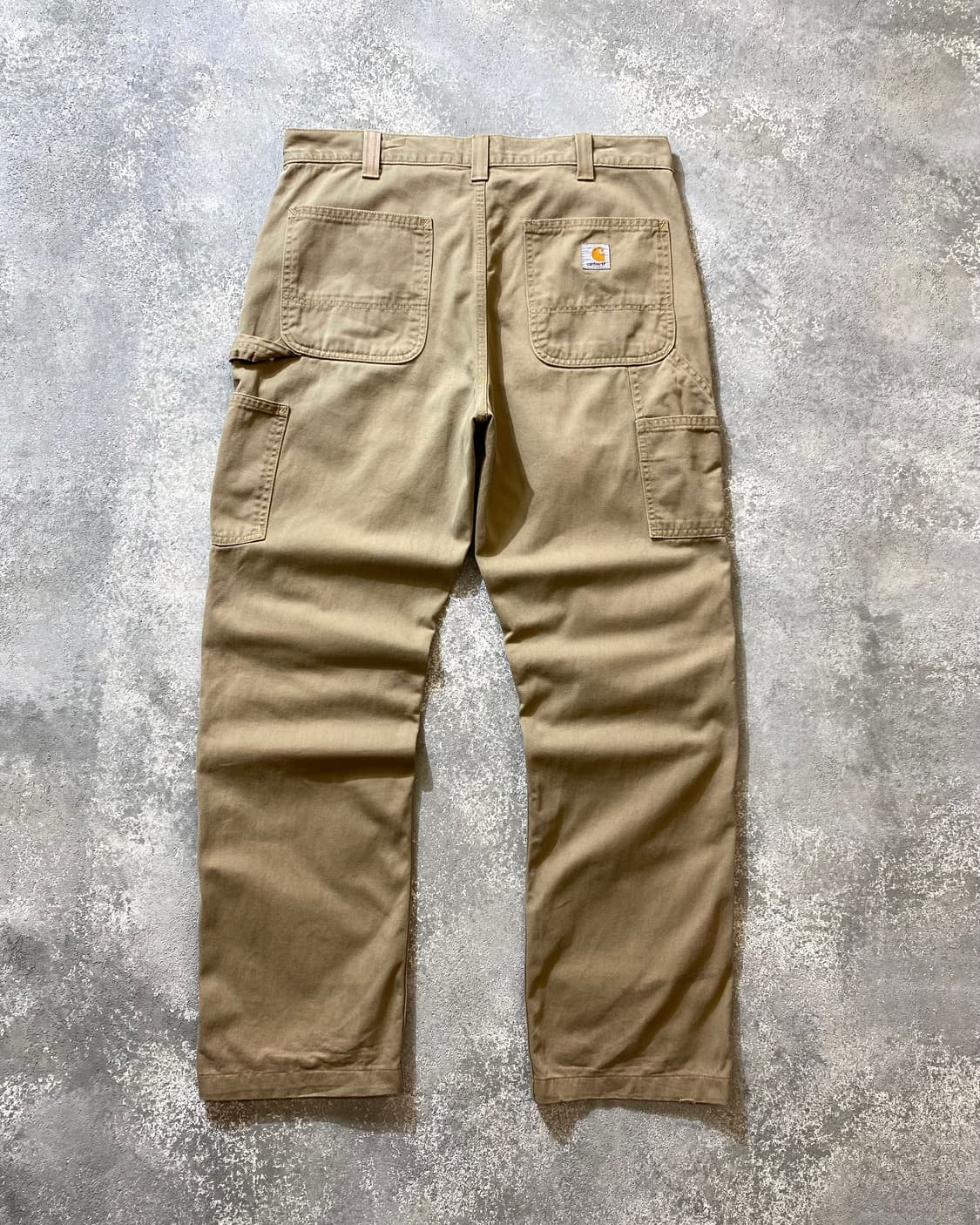 [34] Carhartt 칼하트 베이지 릴렉스 핏 카펜터 워크팬츠 상품이미지1