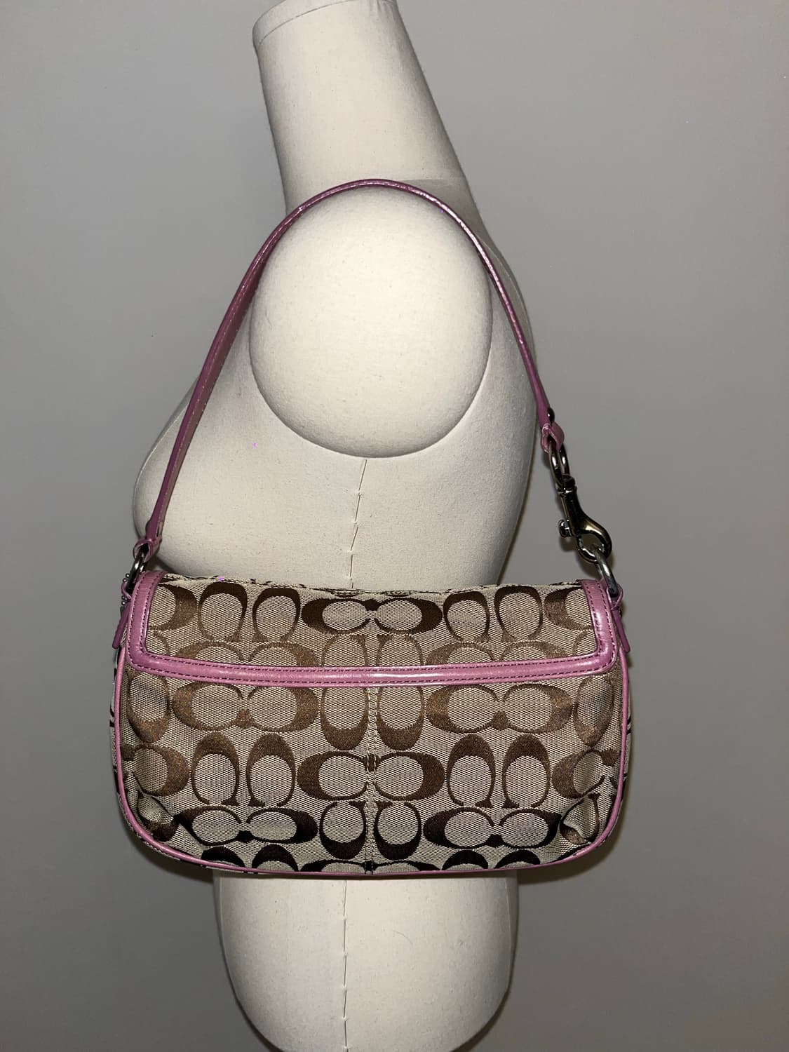 COACH Beige&Pink Shoulder Bag 상품이미지6