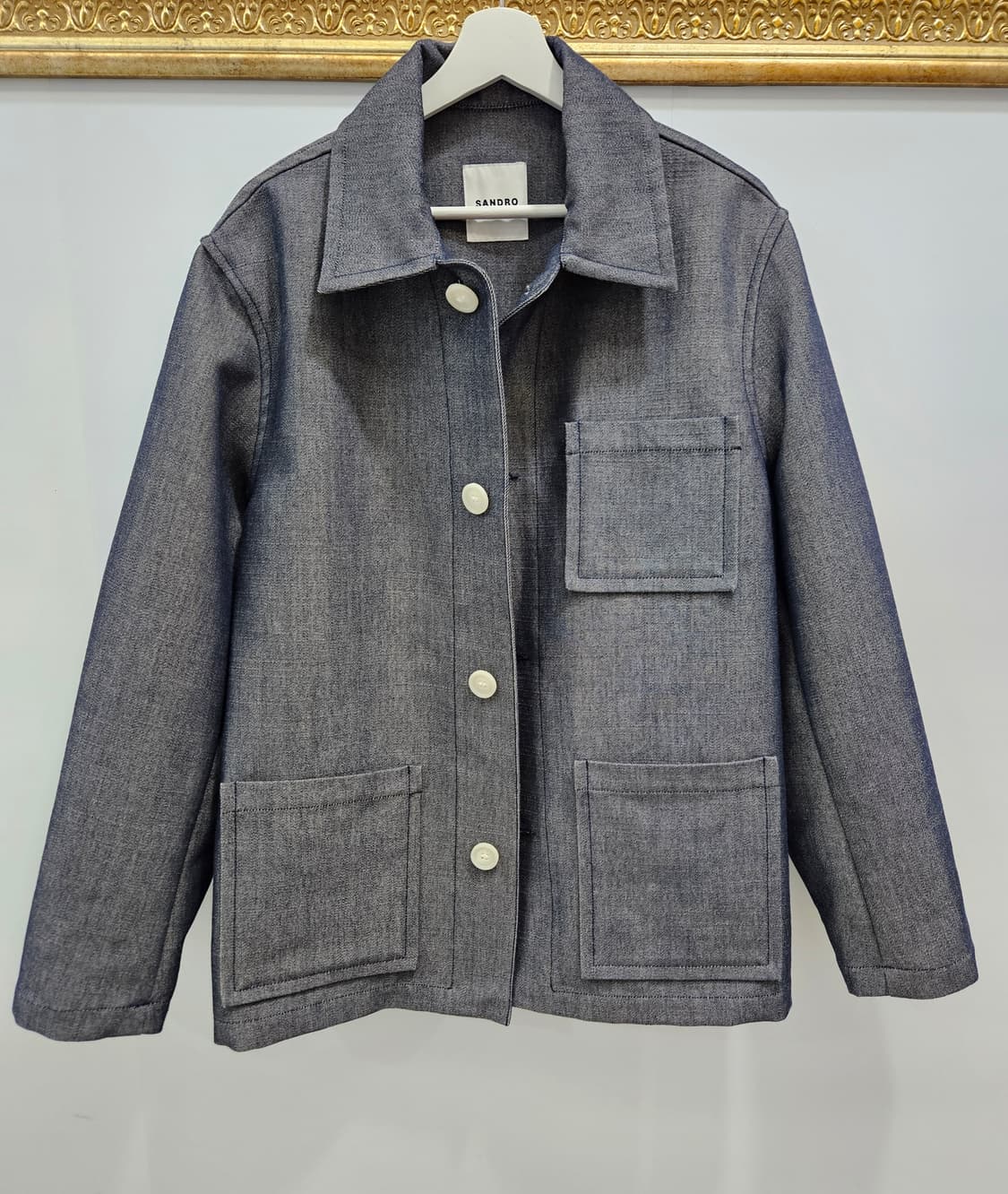 산드로 포켓 셔츠 재킷 상품이미지4
