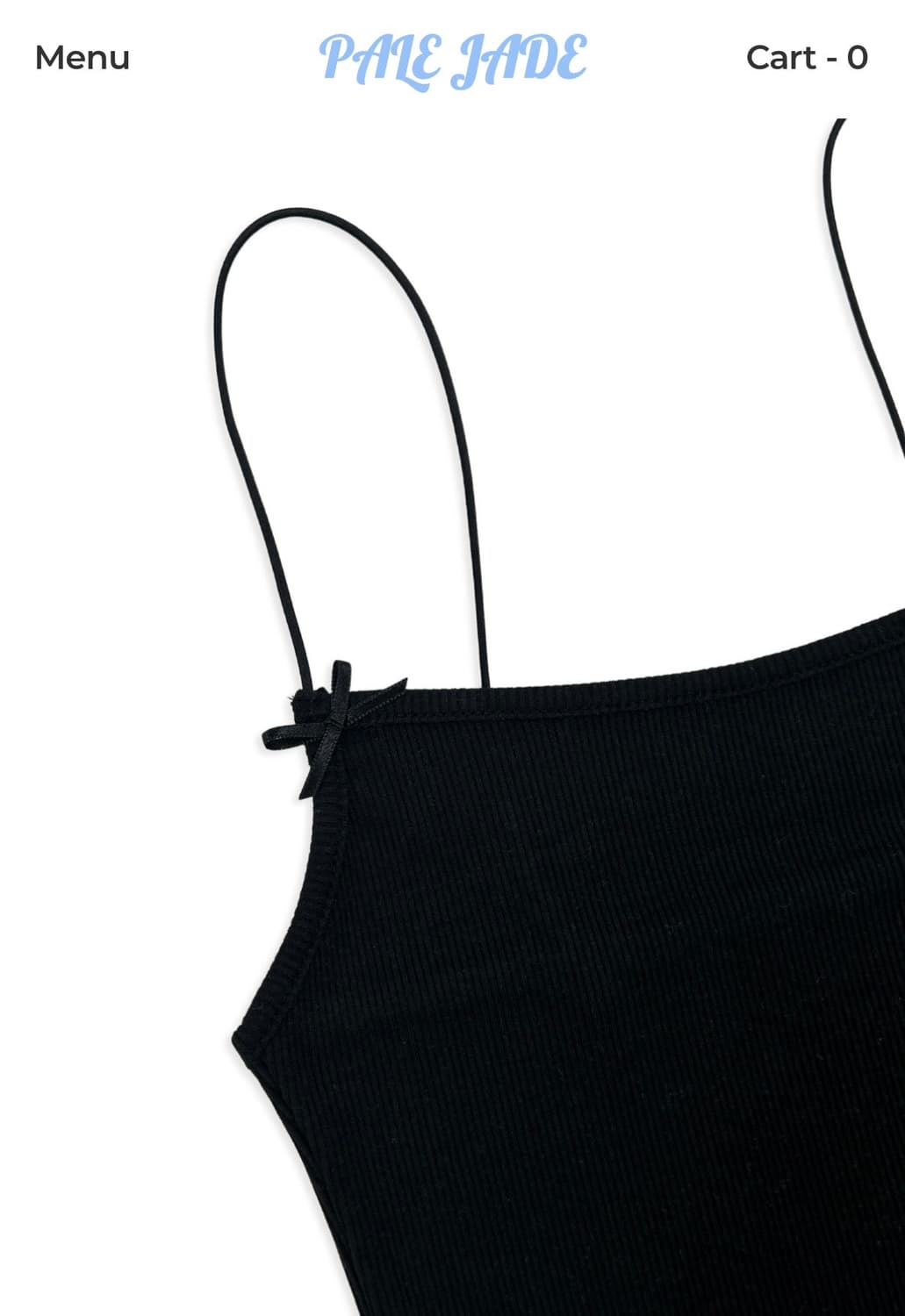 페일제이드 베이직 리본 탱크 나시 상품이미지1