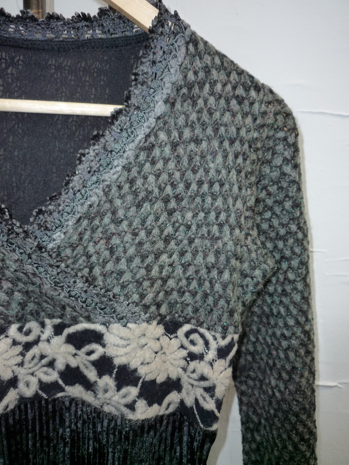 charcoal bloom knit 상품이미지5