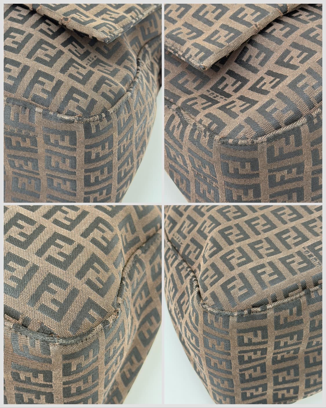 펜디 주카 캔버스 맘마 바게트백 상품이미지6