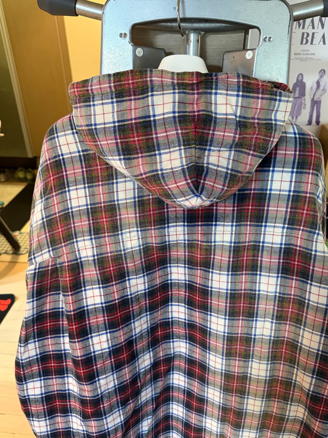 발렌시아가 블리치드 체크셔츠 S사이즈 상품이미지4