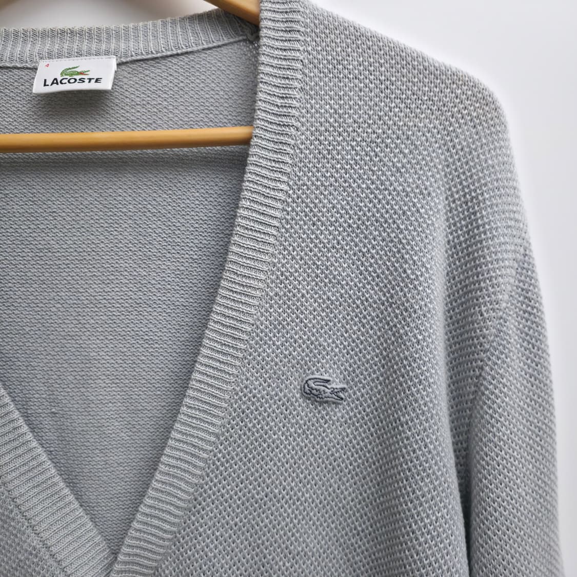 [L] 라코스테 그레이 가디건 상품이미지4