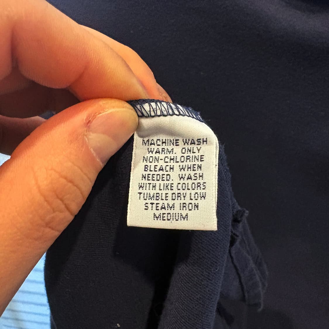 폴로 랄프로렌 하이넥 폴라 코튼 니트 포니자수 디테일 네이비 상품이미지8