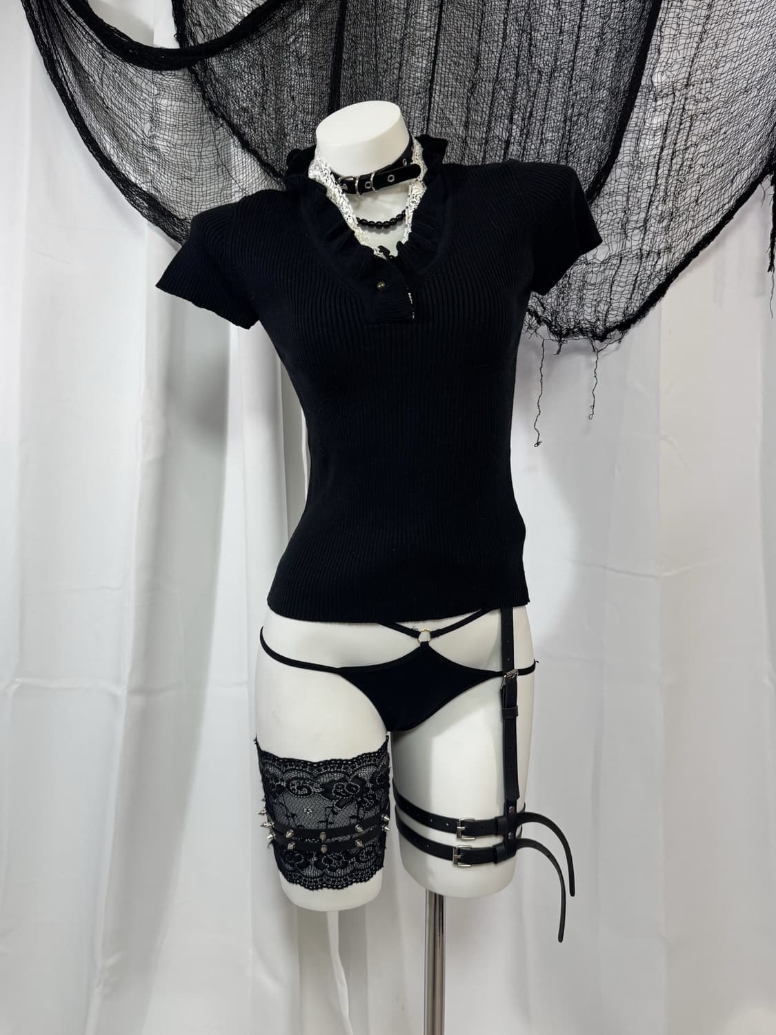 lace t-shirt 상품이미지1