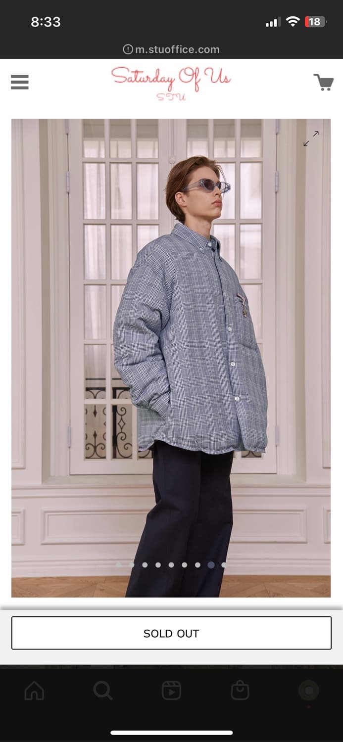 STU 셔츠패딩 상품이미지3