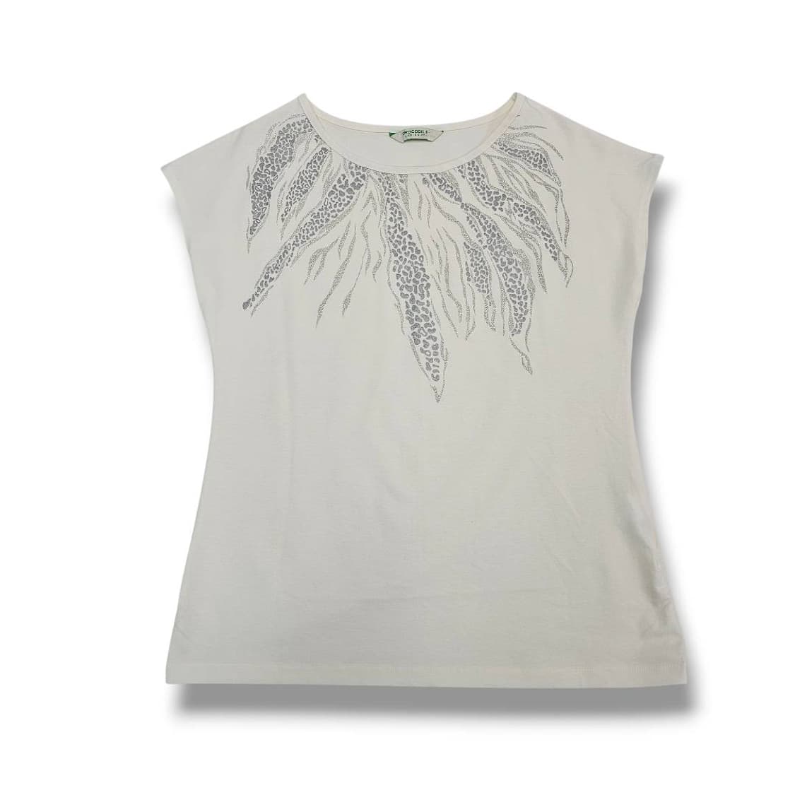  Crocodile Ladies 지브라 프린팅 반팔 티셔츠 상품이미지1