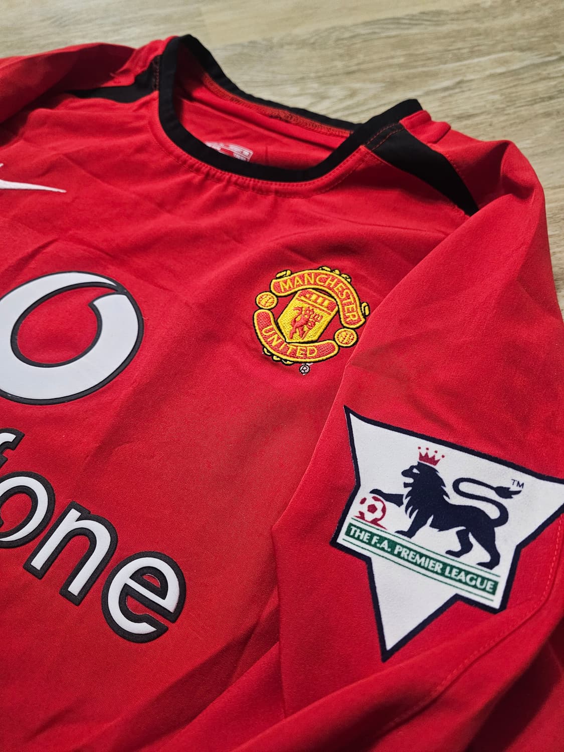 맨유 맨체스터유나이티드 베컴 마킹 보다폰 레트로 유니폼 상품이미지3