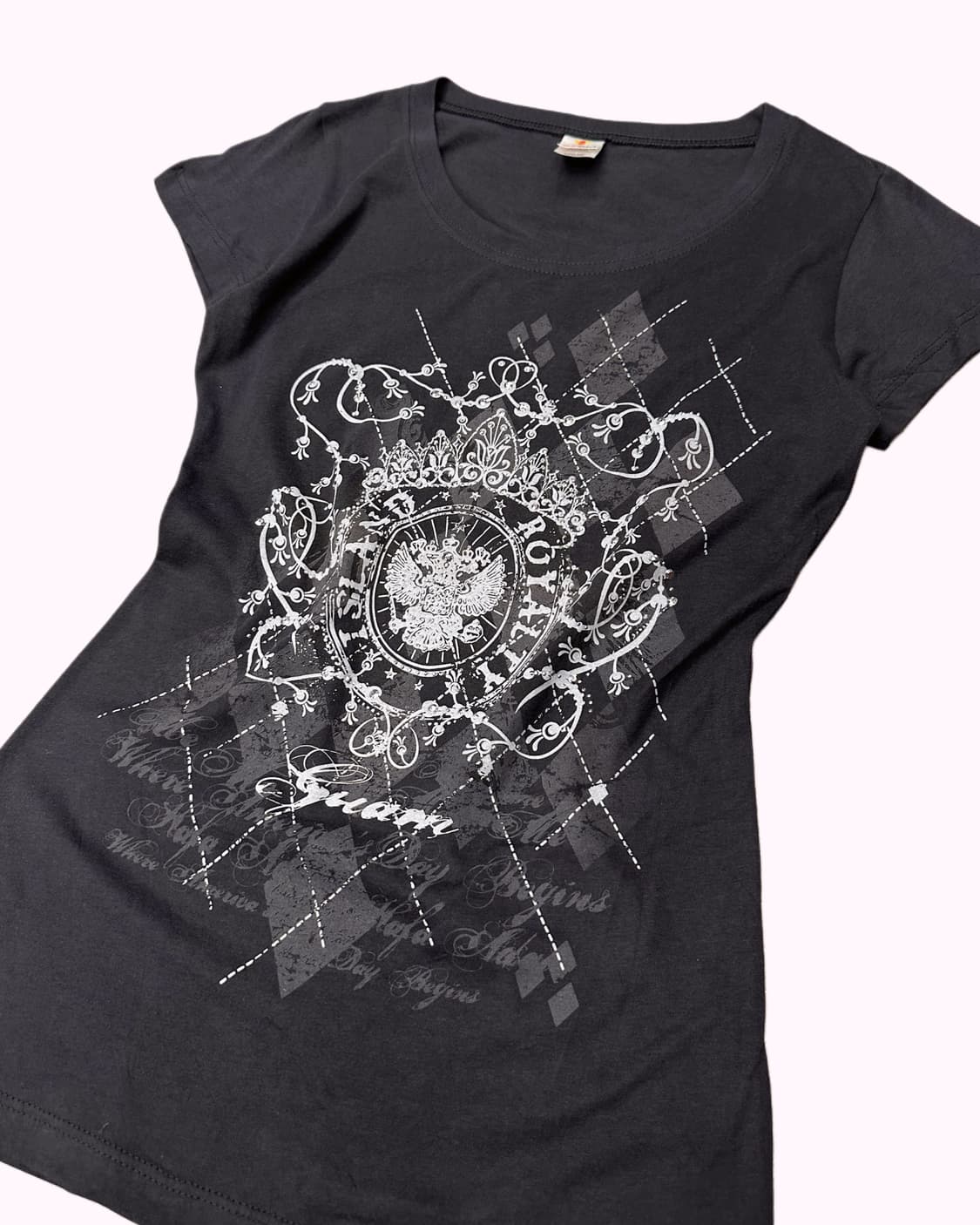 cubic argyle printing t-shirt 상품이미지3