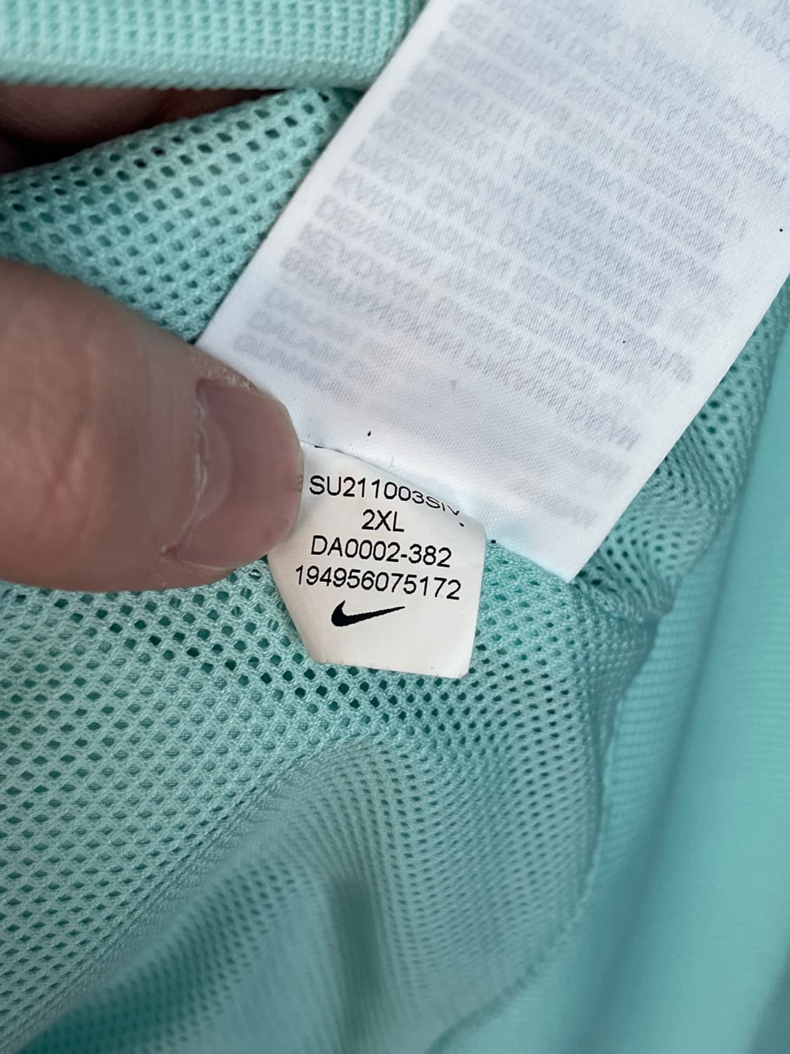 (2XL) 나이키 윈드러너 민트 바람막이 상품이미지7