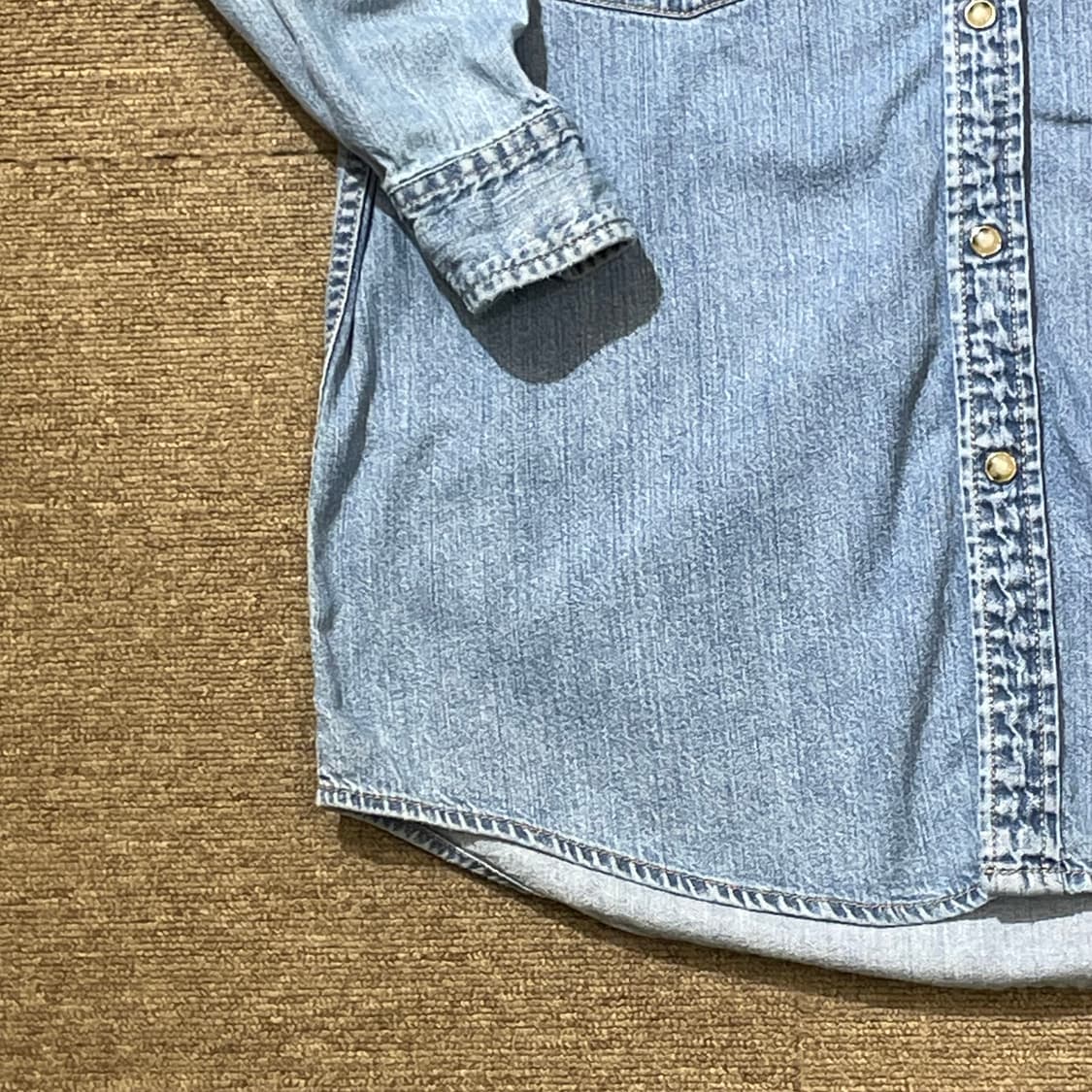 (S) 90s Levi's 리바이스 코튼 데님 셔츠 상품이미지5