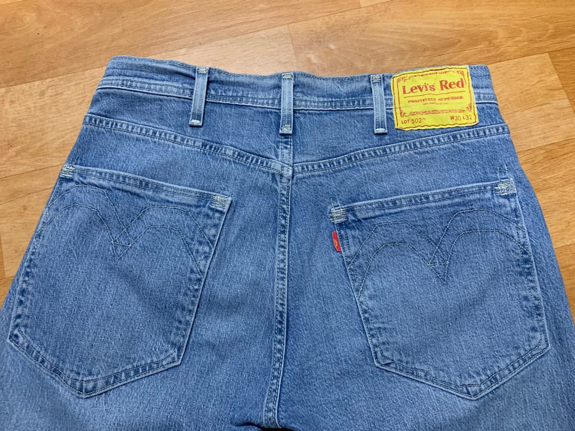 LEVIS RED 리바이스 레드 502 테이퍼-진 데님팬츠 상품이미지9