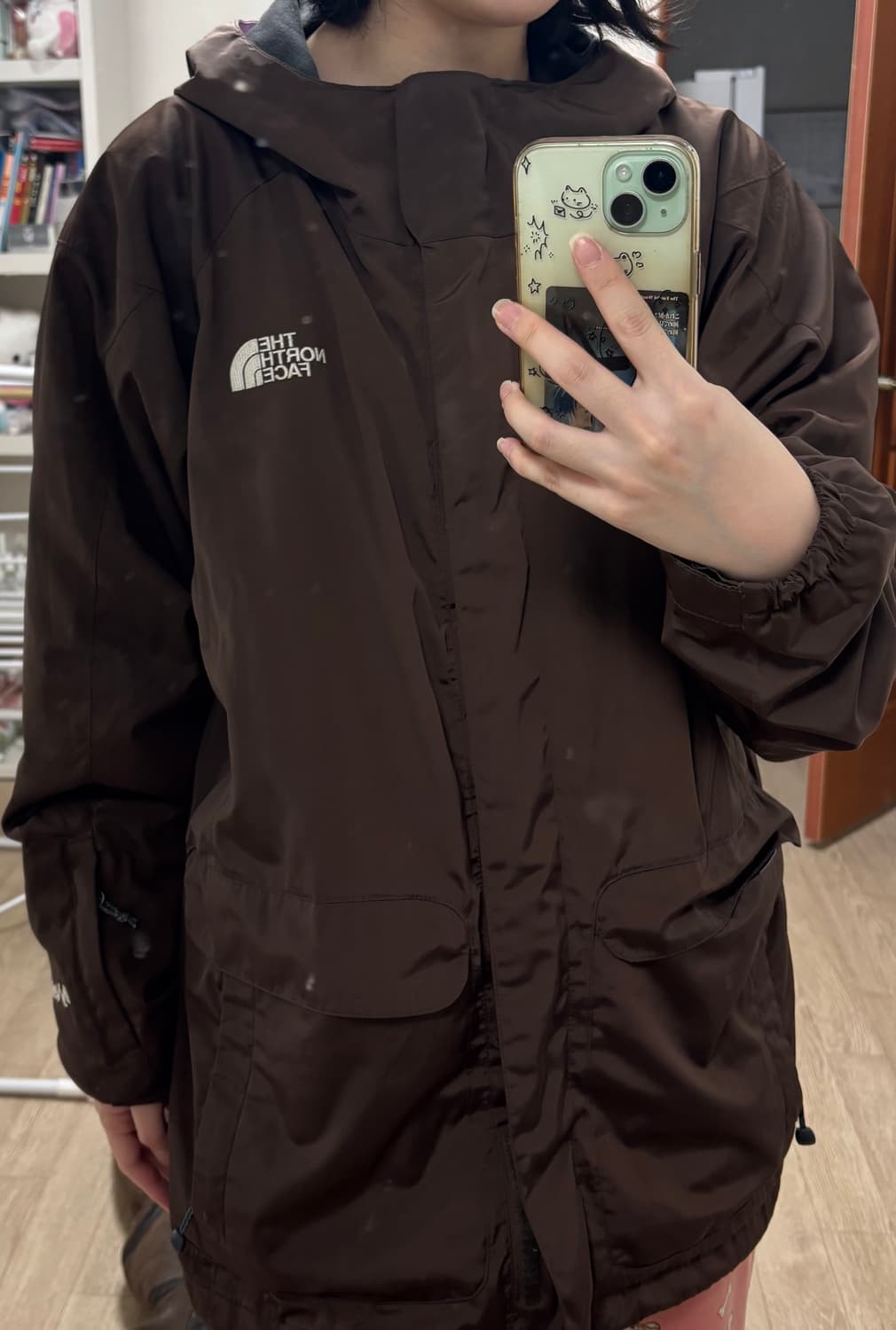 노스페이스 하이벤트 브라운 바람막이 상품이미지1