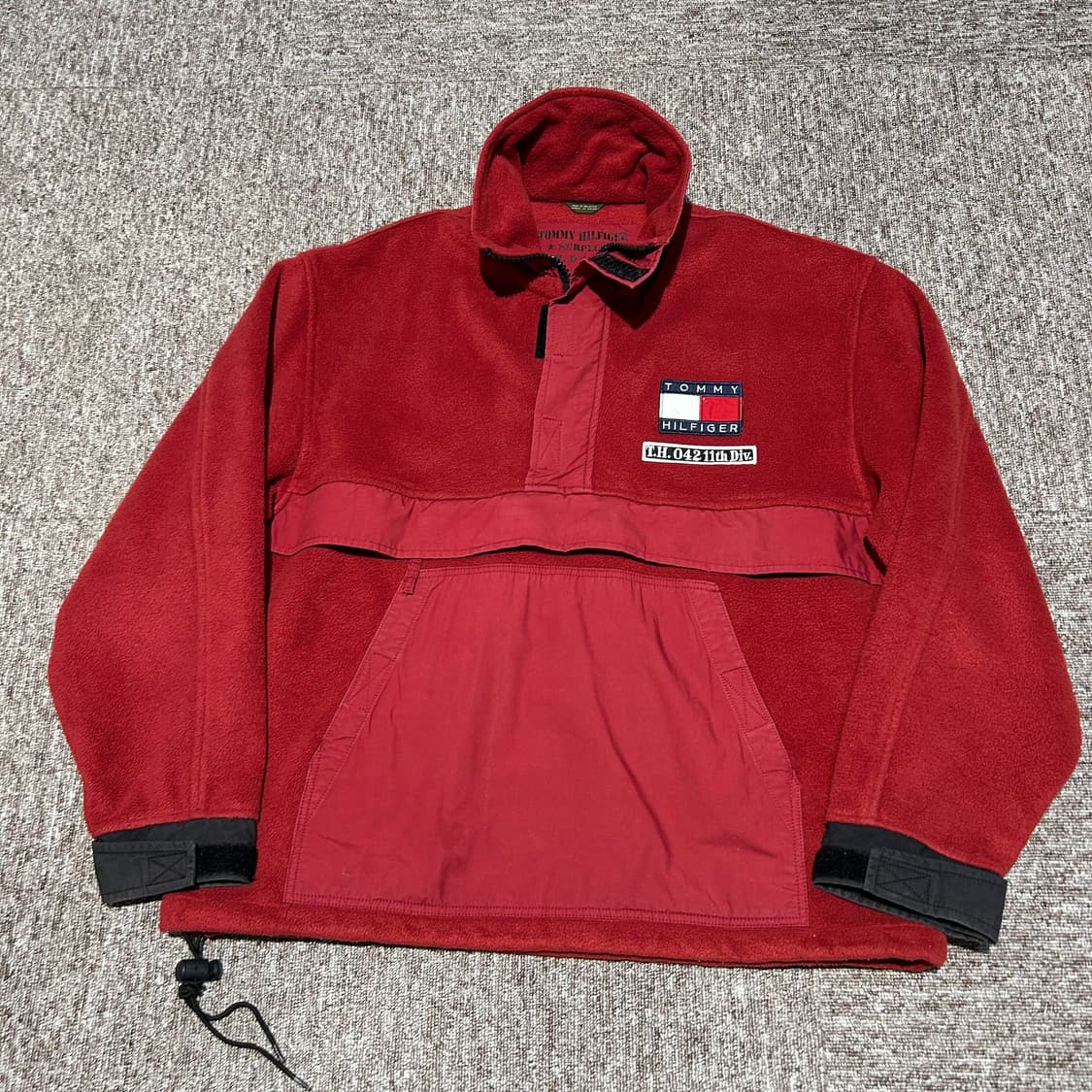 XL) 타미힐피거 플리스 후리스 아노락  상품이미지1
