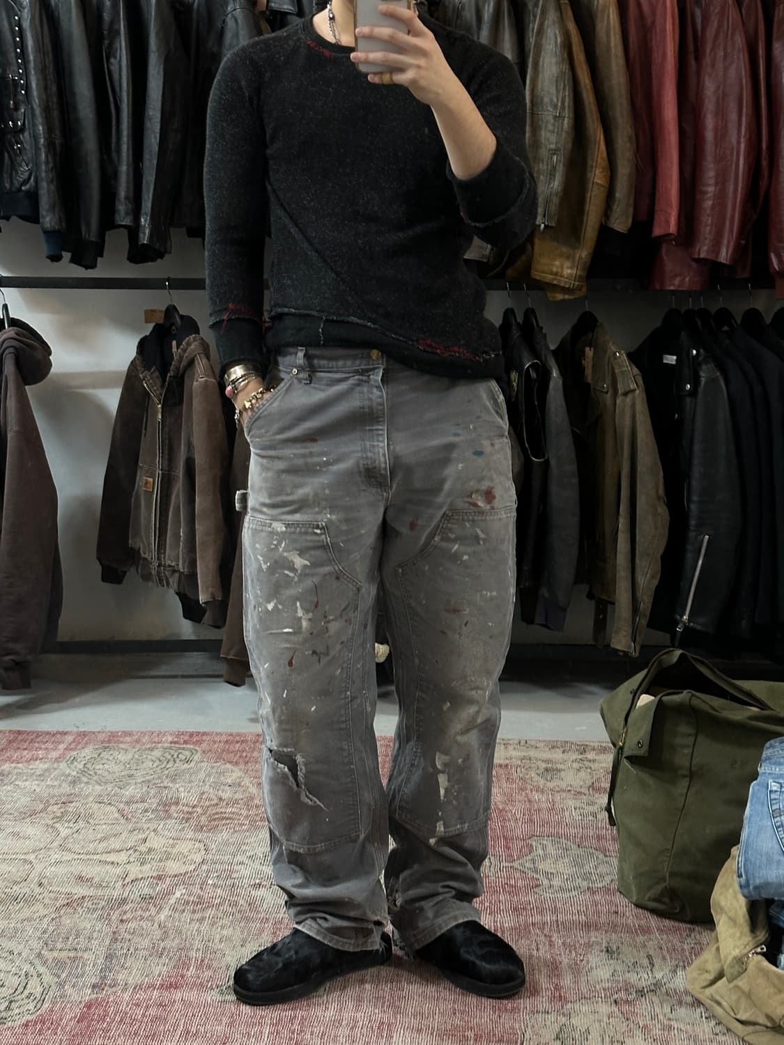 OG USA Made 칼하트 B01 더블니 GVL 칼하트 썩블니 상품이미지2