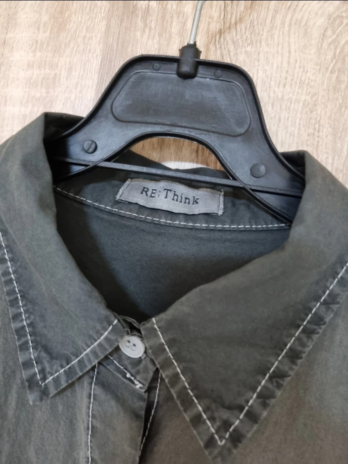 스티치 빈티지 워싱셔츠 상품이미지3