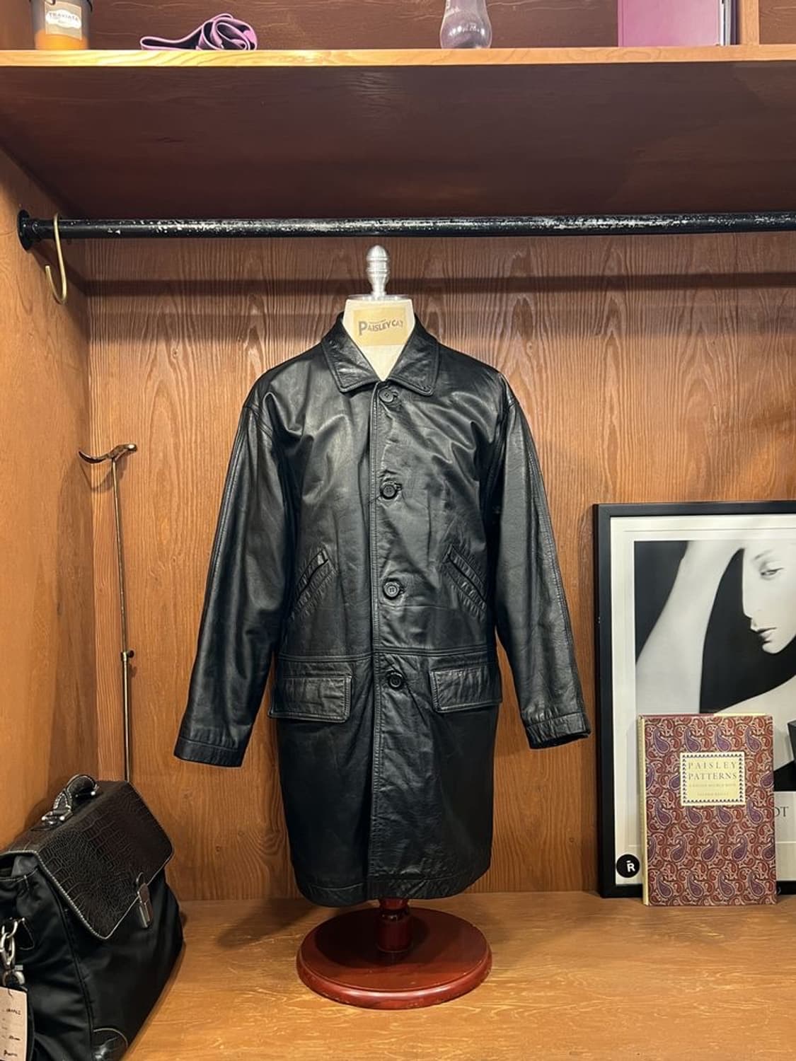 프레이크 레더 카코트 상품이미지1