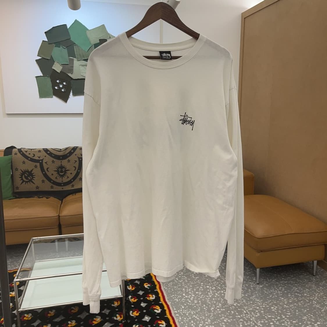 스투시 빅로고 백프리팅 롱슬리브 긴팔티 XL C07334 상품이미지3