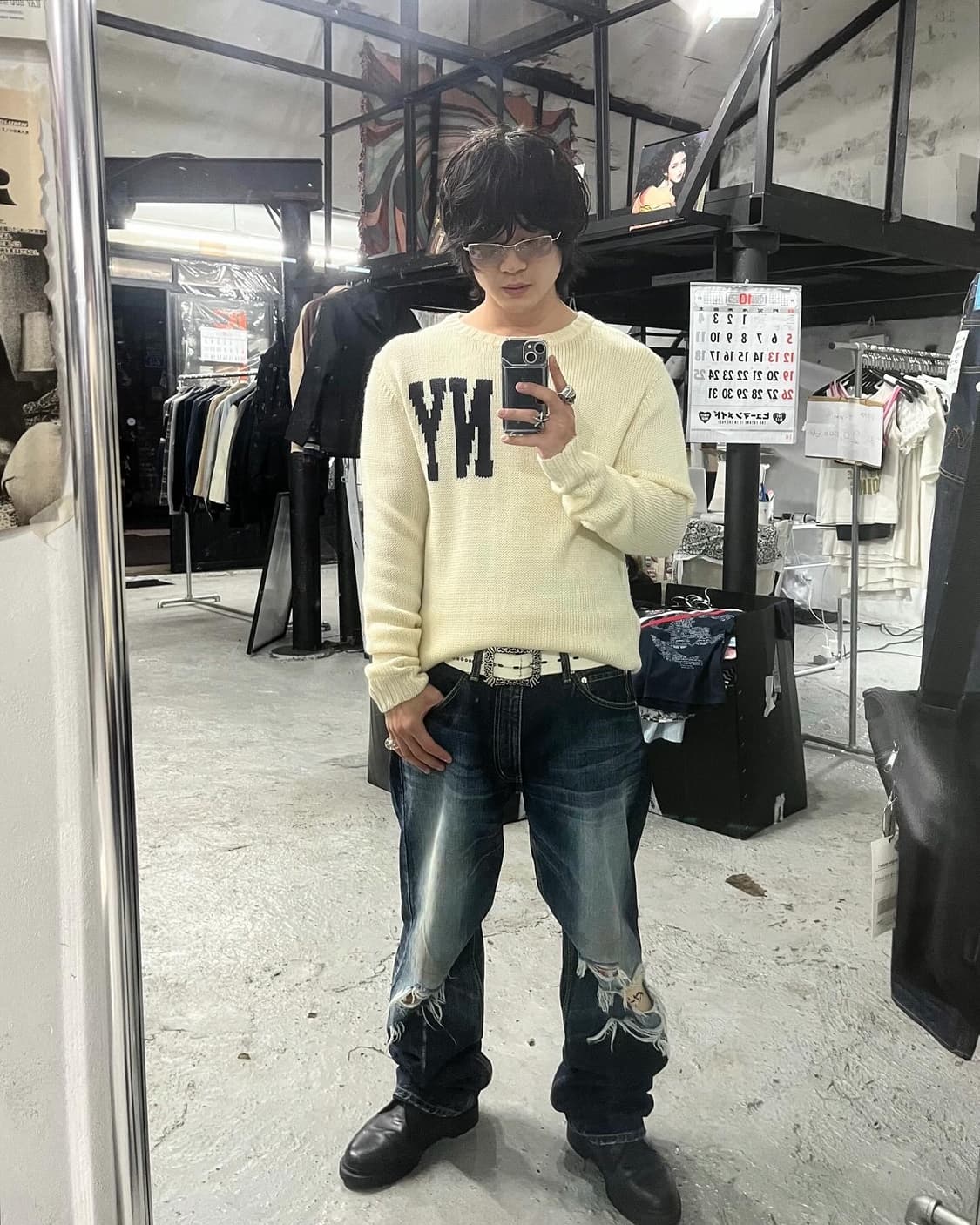 YEVS NY knit sweater 상품이미지1