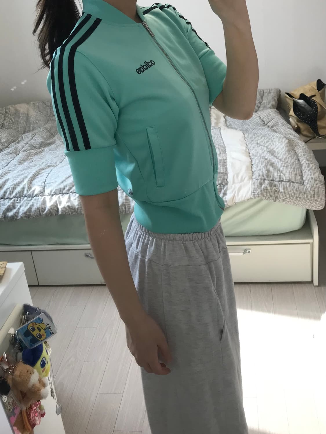 아디다스 반팔집업 상품이미지1