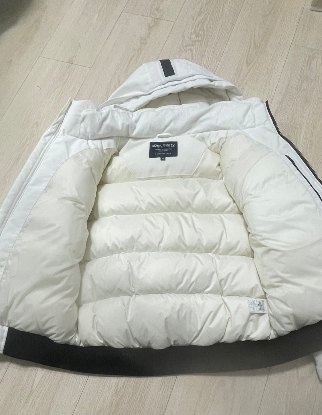 디스커버리 패딩 95 아이보리 상품이미지3