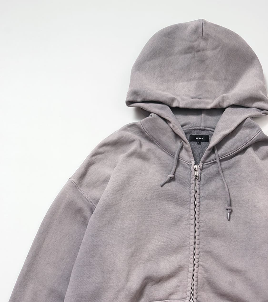 BEAMS - 25SS HEAVY COTTON FADE HOOD ZIP 상품이미지5