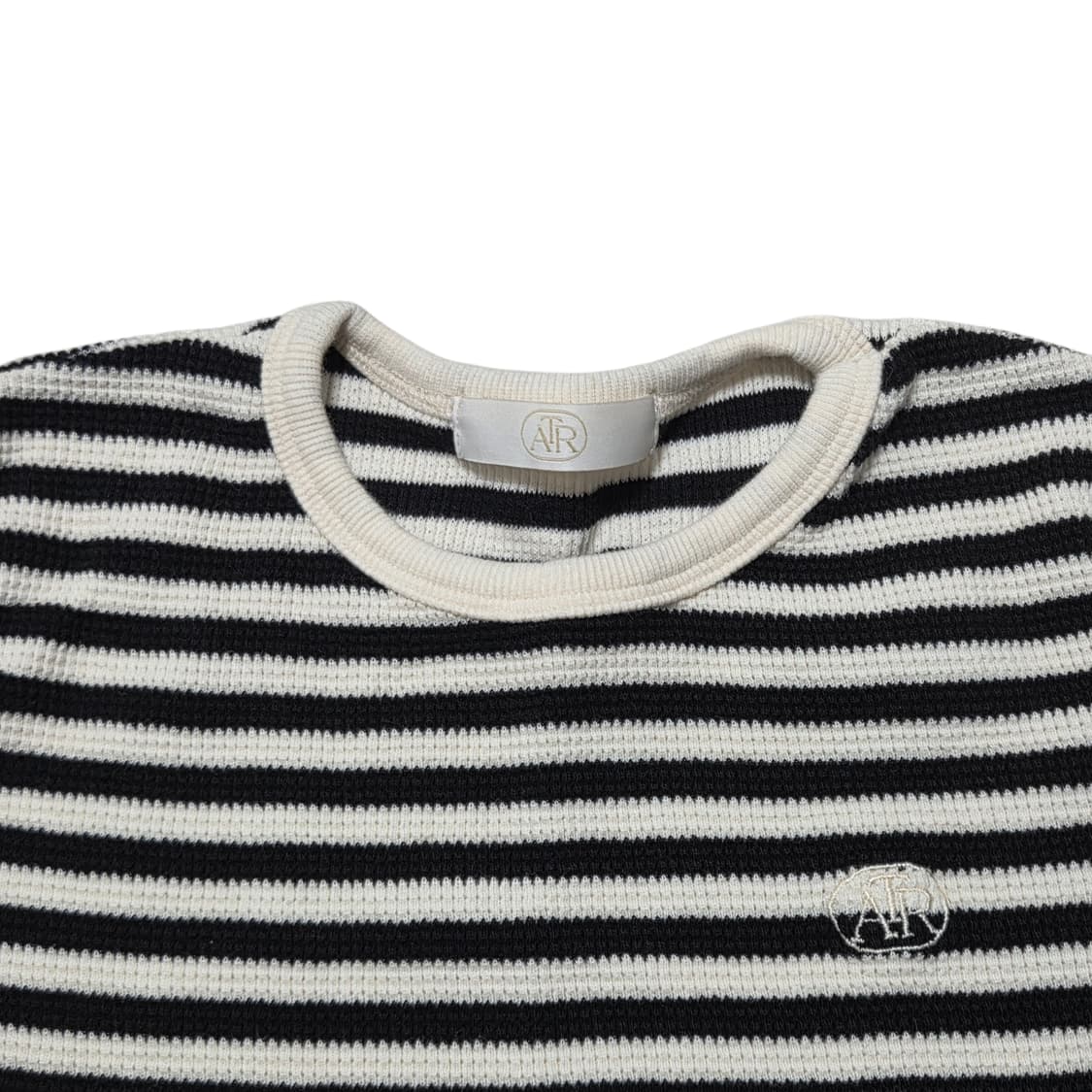 ATTRANGS 아뜨랑스 여성 단가라 스트라이프
반팔 티셔츠 상품이미지2