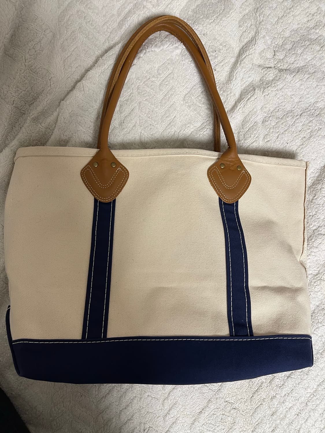 엘엘빈(LL.Bean) 보트앤토트백 미디엄 가죽핸들 made in USA 상품이미지1