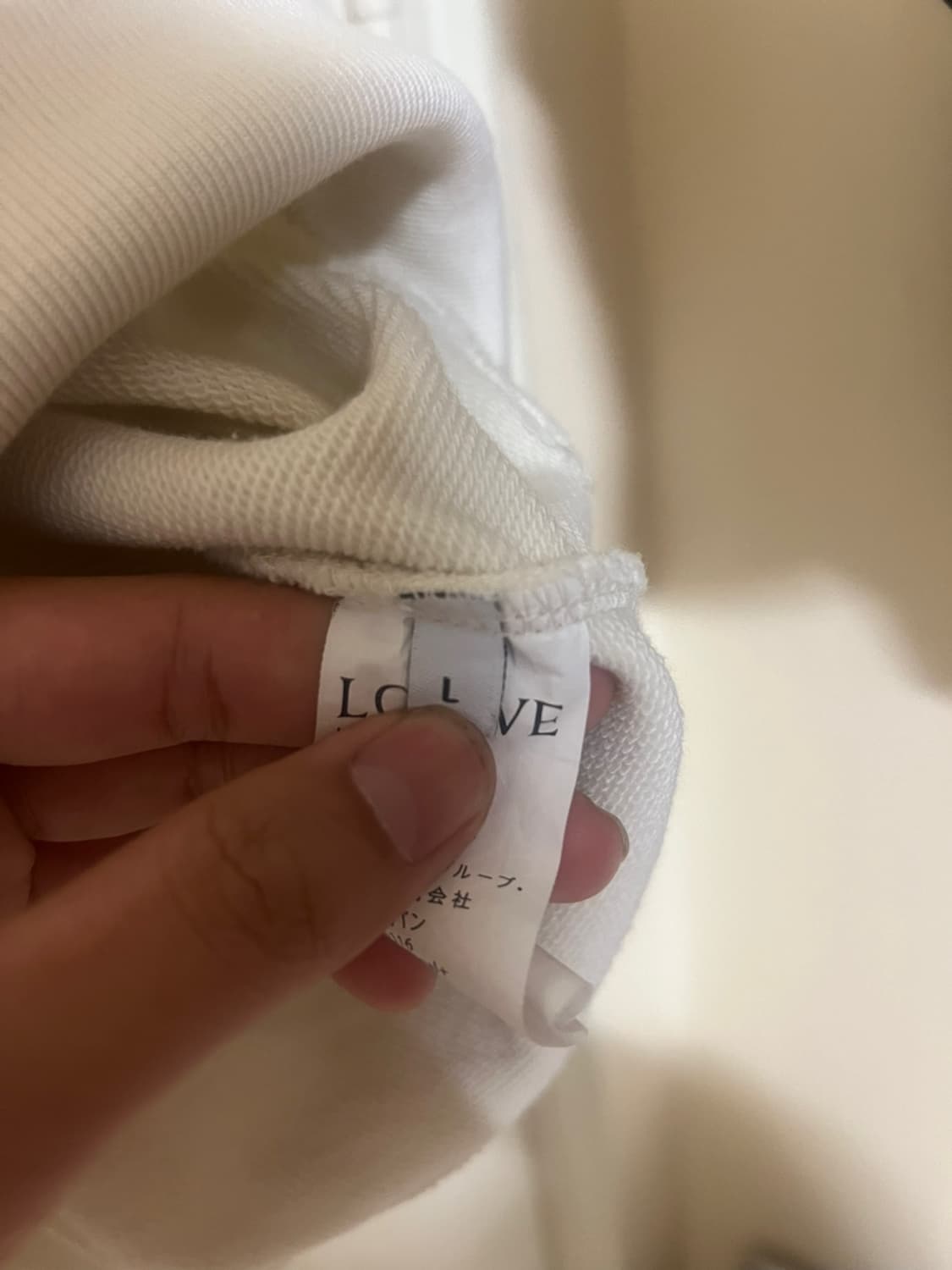 로에베 로고 아나그램 아이보리 맨투맨 팝니다. 상품이미지6