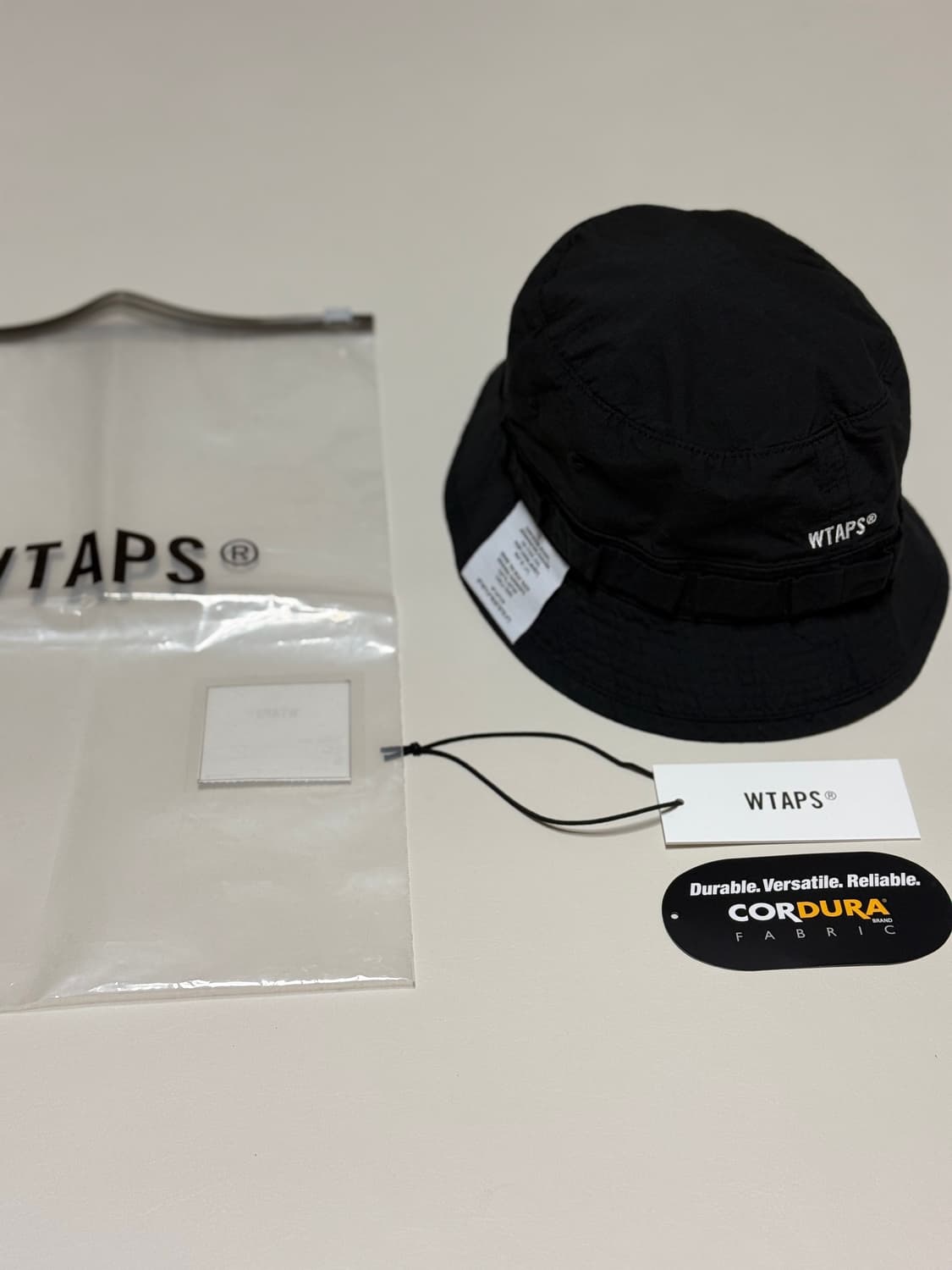 WTAPS 블랙 코듀라 버킷햇 2 상품이미지1