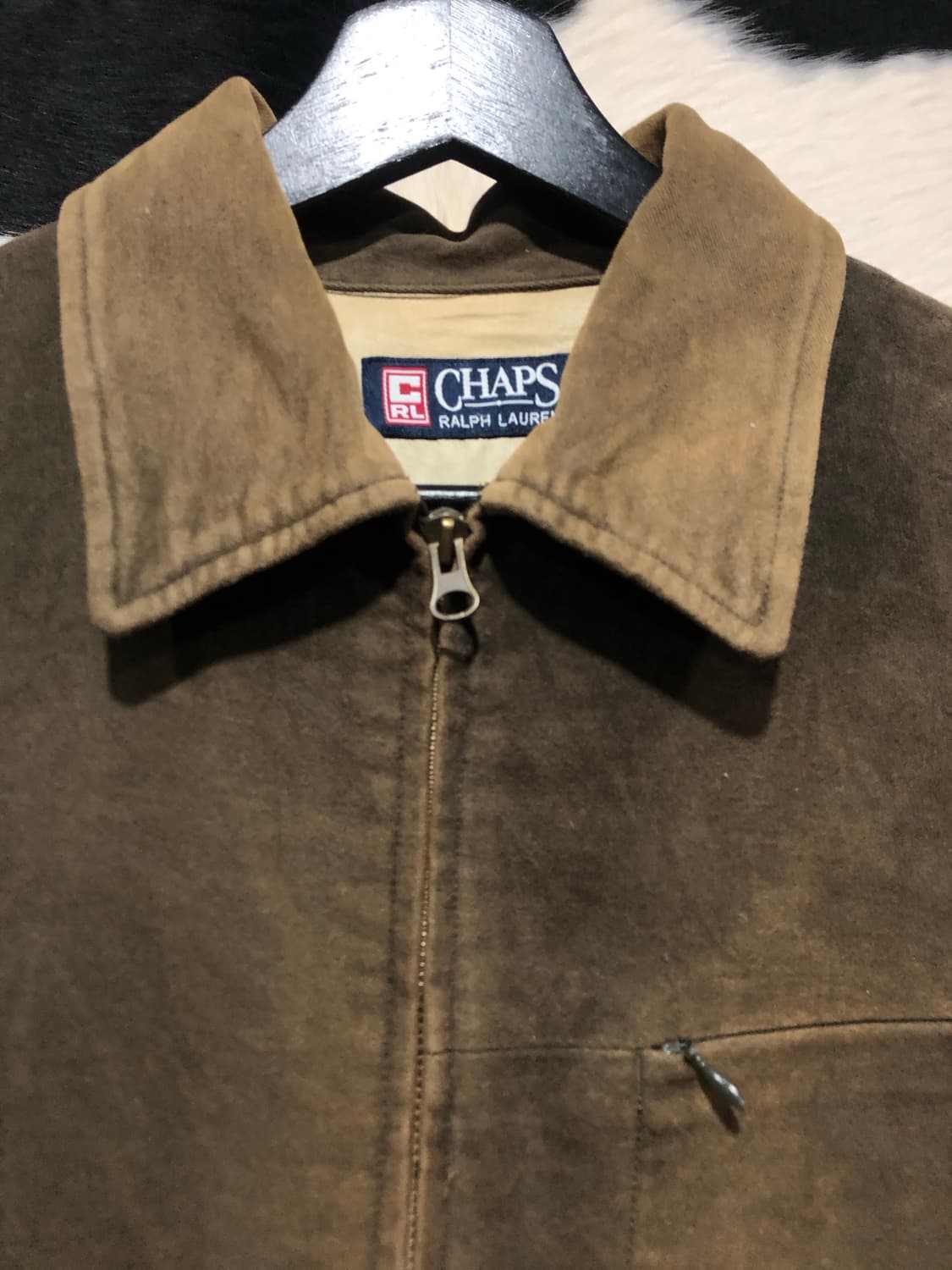 CHAPS 브라운 스웨이드 자켓 상품이미지2