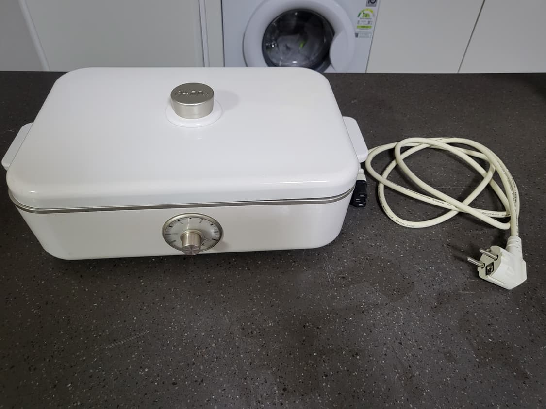 보토 A4BOX 레트로 전기그릴 테이블 멀티쿠커 화이트 상품이미지2