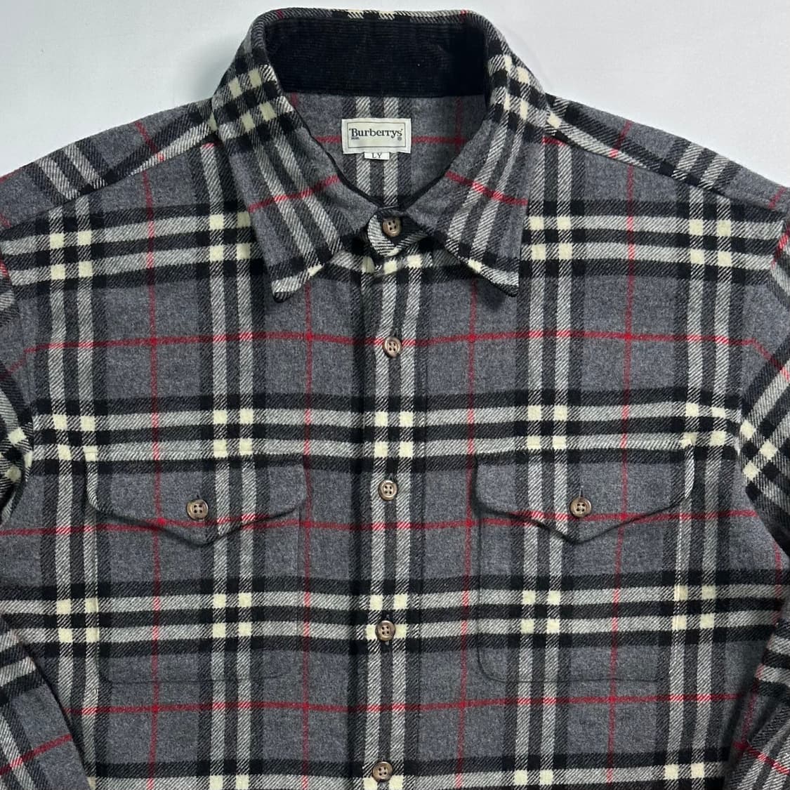 버버리 노바체크 울 셔츠  상품이미지2