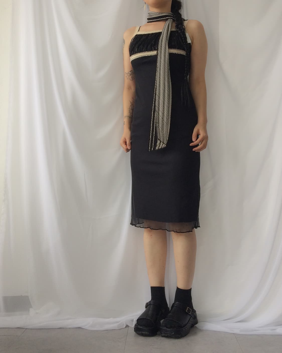 pattern pleats scarf 상품이미지7