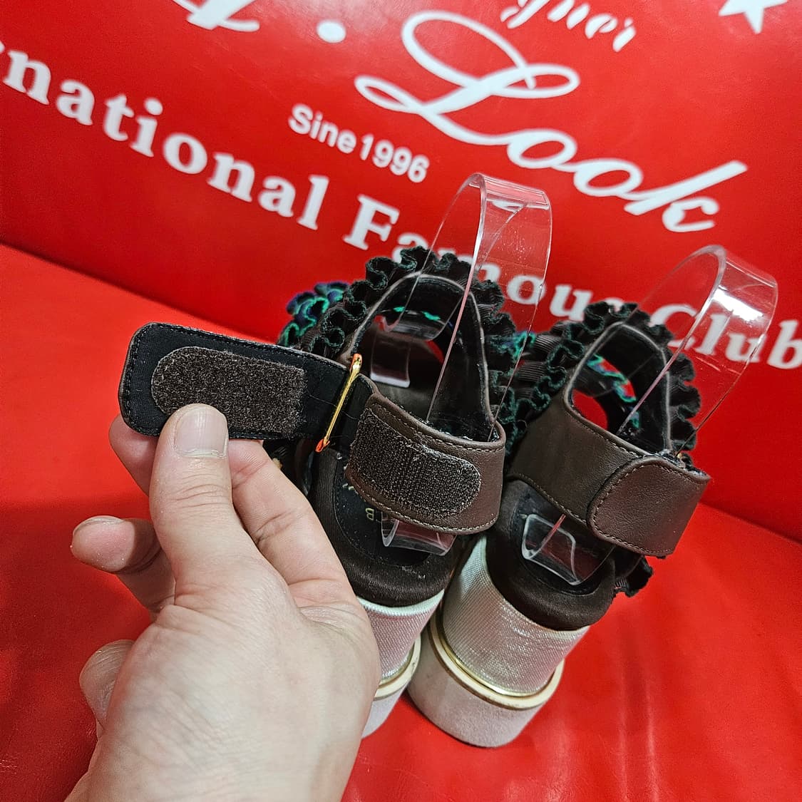 슈콤마보니 캉캉 키높이 샌들 220size 상품이미지6