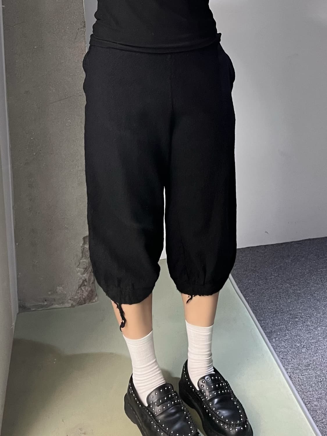 꼼데가르송 트리콧 Ad.2004 보일드 울 카프리 팬츠 상품이미지2