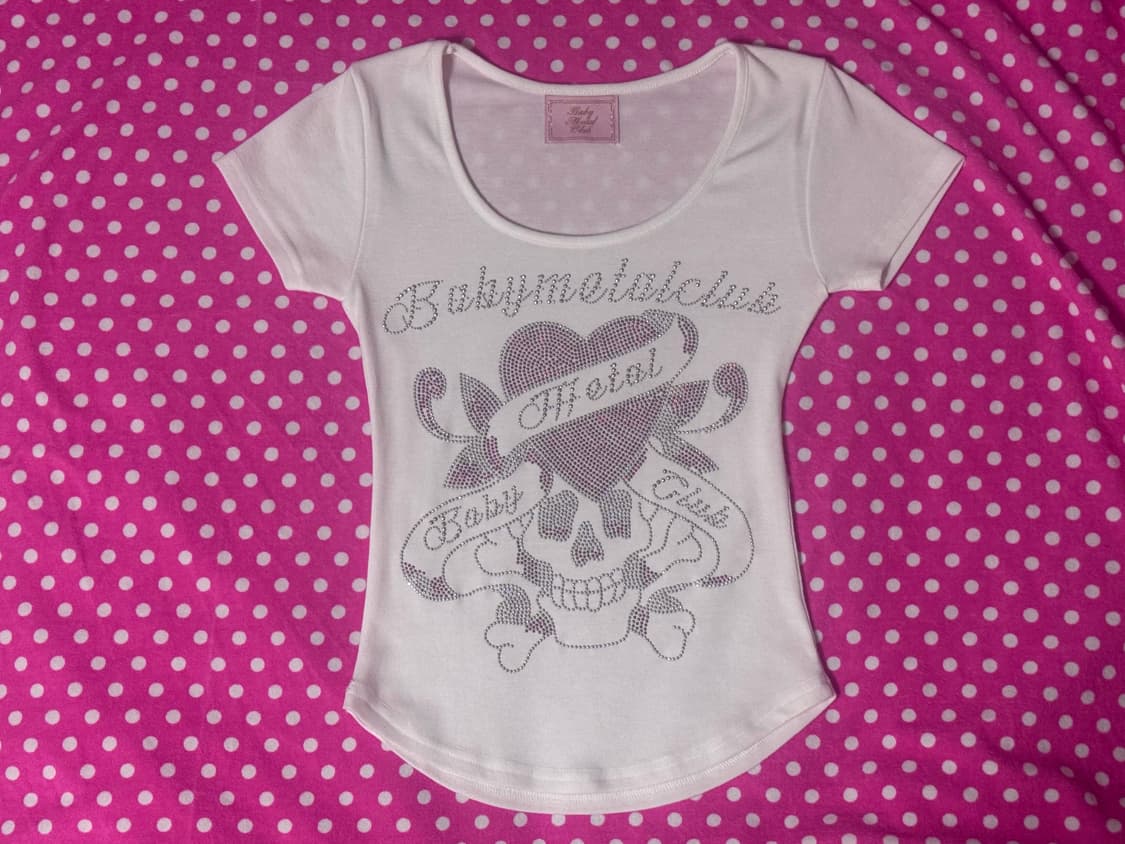 베이비메탈클럽 베메클 스컬티 화이트 상품이미지2